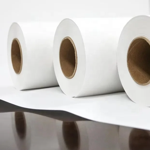 لفة ورق التسامي الجاف الفوري 100 Gsm 64 بوصة × 200 متر قدم تجفيف سريع متوافق مع الطابعة النافثة للحبر
