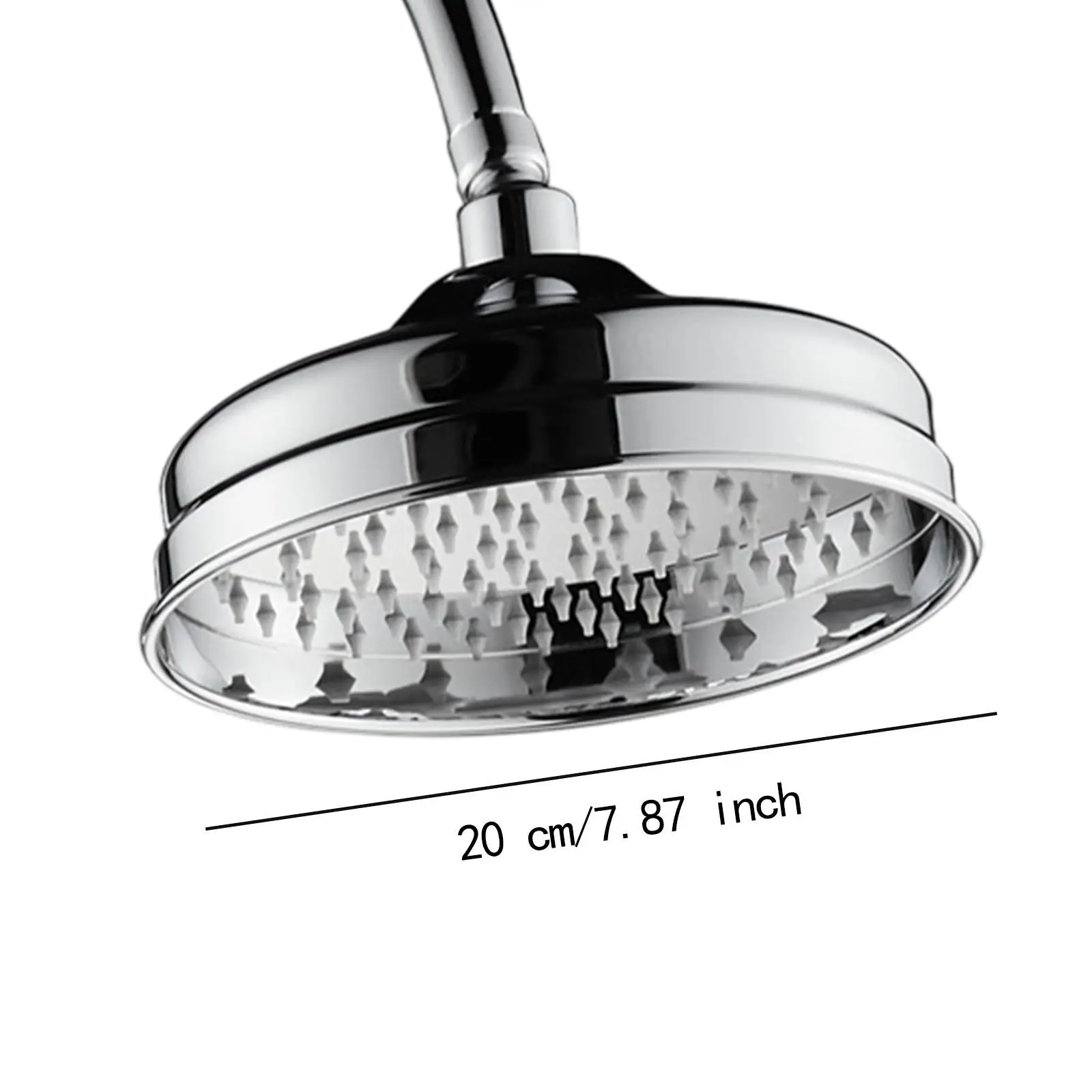 Shower Head Easy to Install Vintage Stainless Steel for SPA Bathroom Bathing