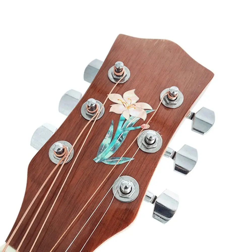 Guitar Headstock Decal Neck Sticker Novelty PVC Guitar Head Stickers Bass Body Decals Sticker DIY Personalise Guitar Accessories