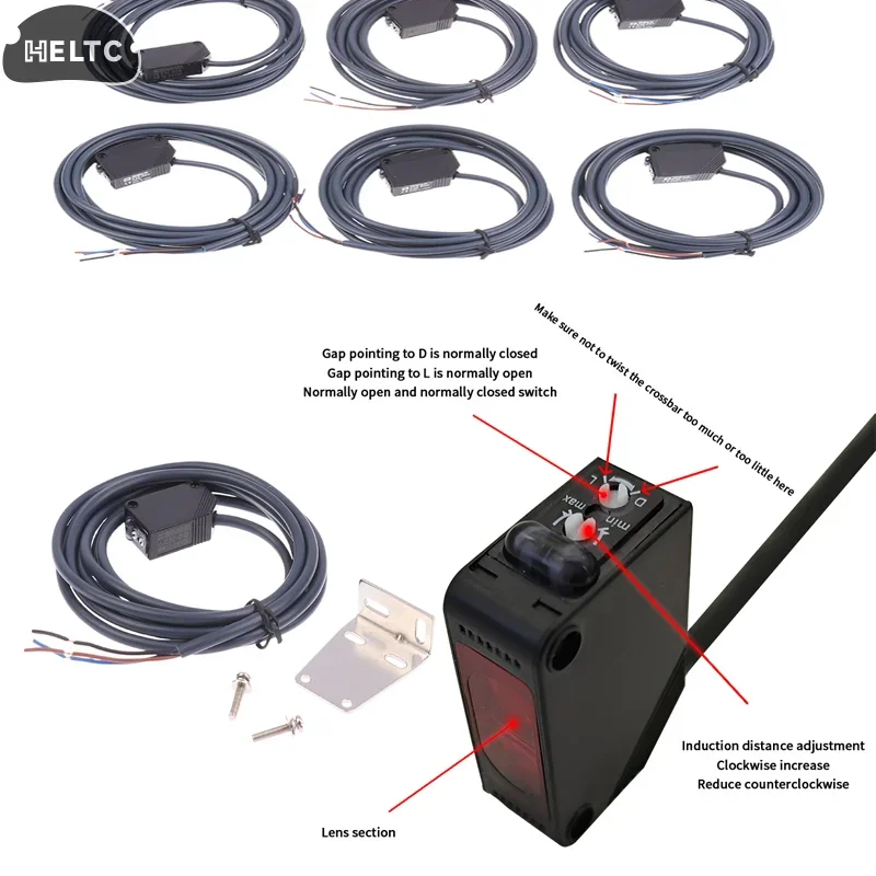 Black Plastic E3Z-D…