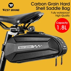 WEST BIKING Bicycle Bags MTB Road Bike Saddle Bag Waterproof Bicycle Tools Pannier Rear Seatpost Bag Basket Cycling Accessories