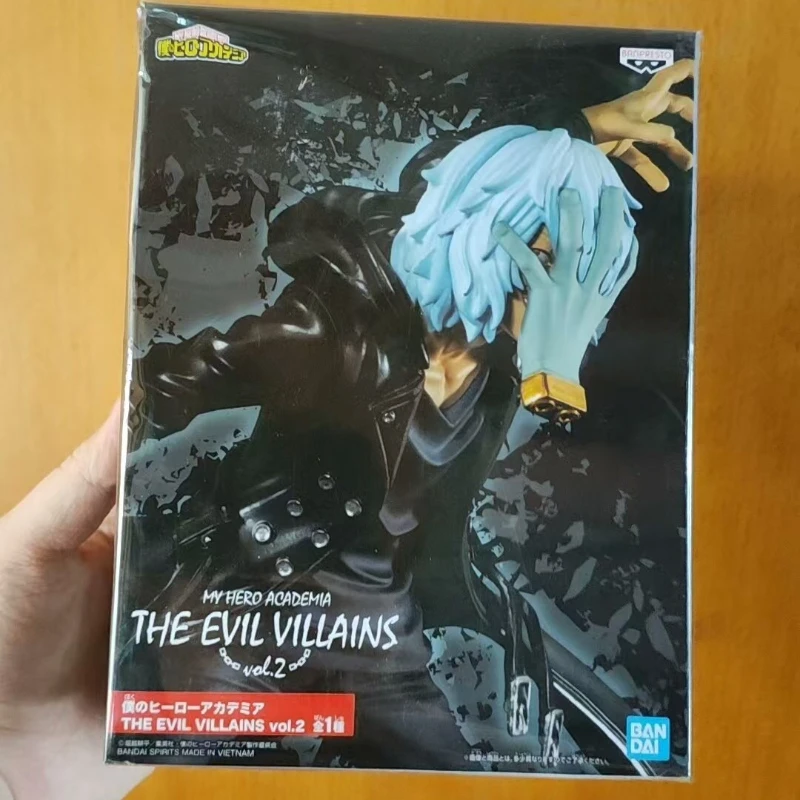 En Stock Original Bandai Banpresto My Hero Academia Shigaraki Tomura los villanos malvados Vol.2 Anime modelo de figuras de acción juguete para regalo