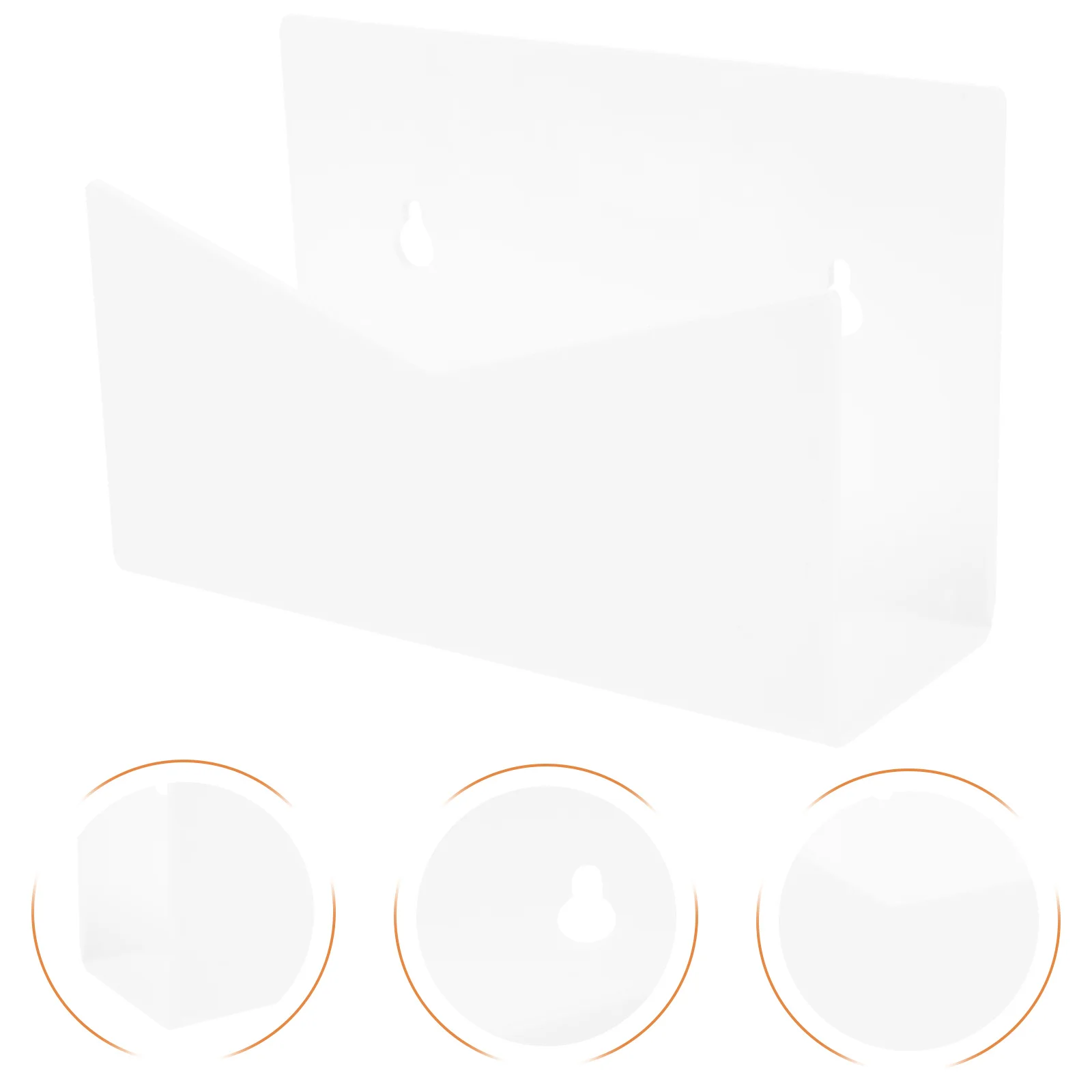 

1 set 1 Set Of Desktop Mail Holder Acrylic Letter Organizer Clear Envelope File Storage Rack For Office Home School Desk Use