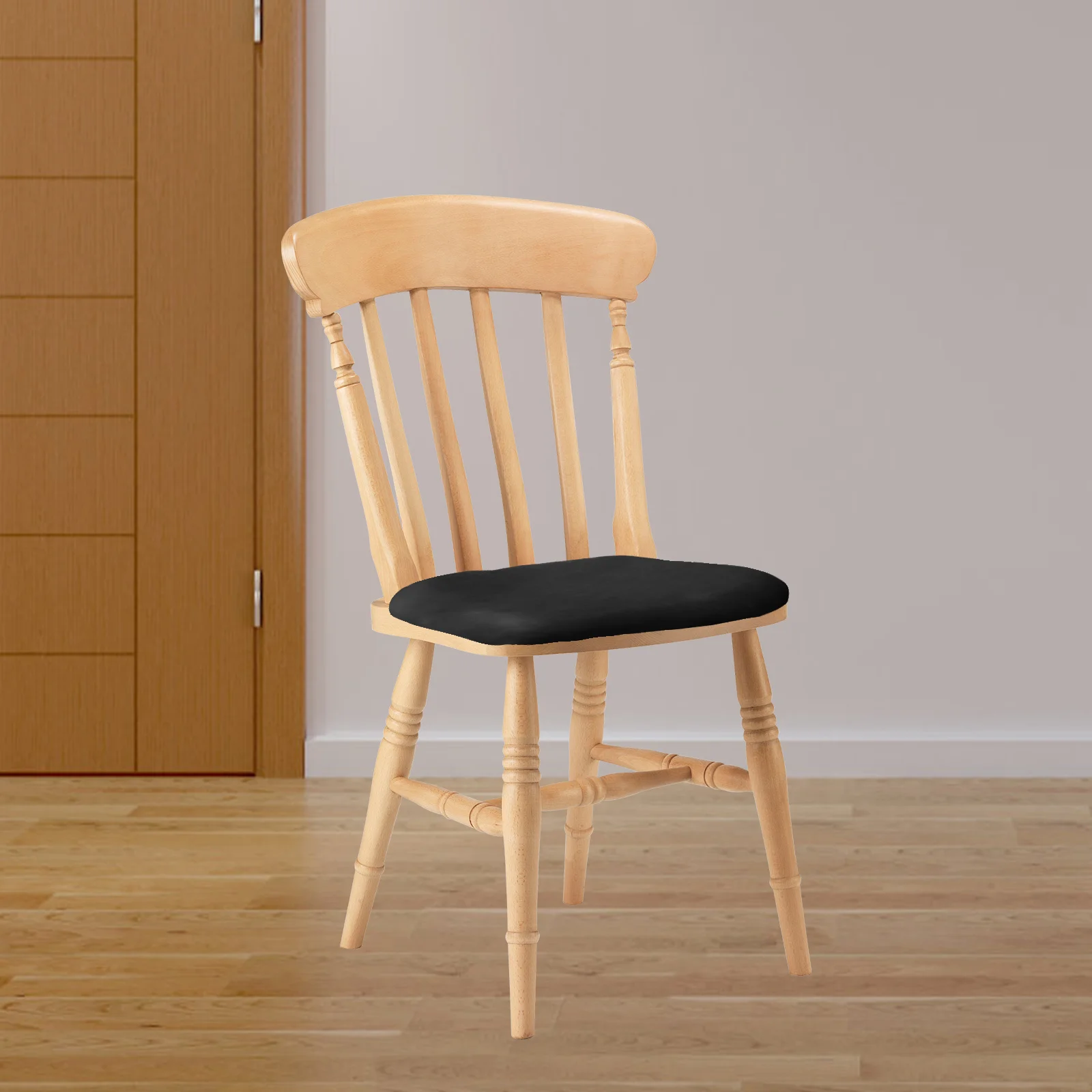 

Waterproof Milk Silk Stretch Chair Protector Cover Removable Seat Cushion Slipcover for Office Home Dining Desk Chairs