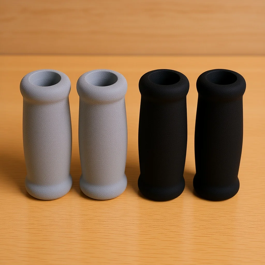 4pcs Reusable Crutch Grips Thickened Non-Slip Handle Replacement for Cane Seniors Elderly Walking Accessories Comfort Support