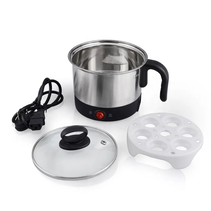 

Ramen Noodles Hot Water Kettle Simmer Cooker Stainless Steel Mini Electric Multi-Pot