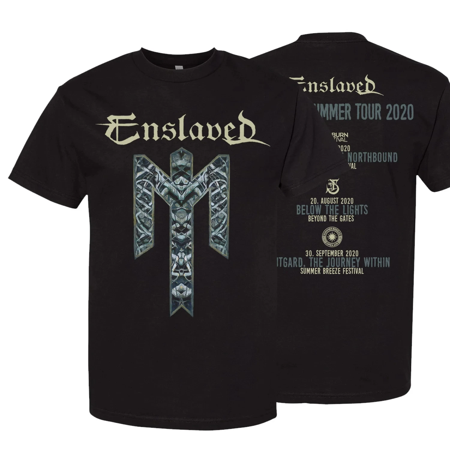 Enslaved Utgard Leisure T-shirt Luxury Brand for Men and Women Top