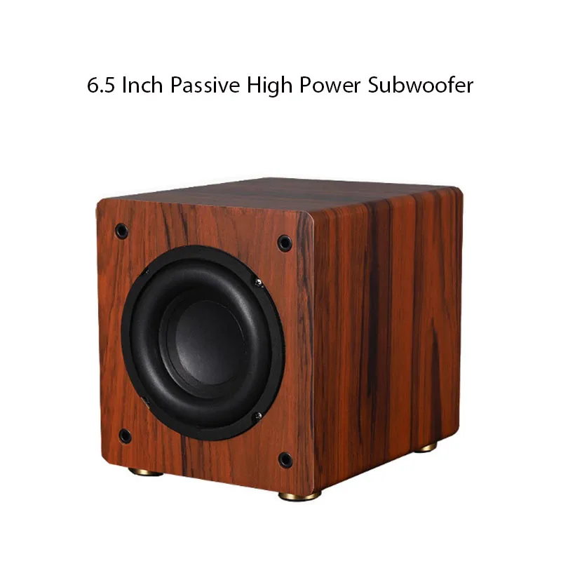 Home Theater Amplifier Sound Box Speaker 6.5 Inch Passive Subwoofer 4 Ohm High Power Woodiness Super Bass Speakers 5.1