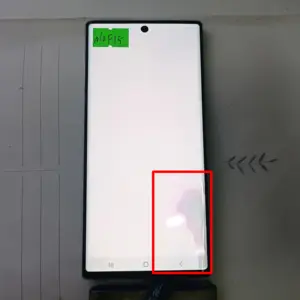 Bilashmart Original AMOLED material Galaxy Note 10 defective SM N9700 N970F N970D N970B/S LCD model intelligent curved screen with frame