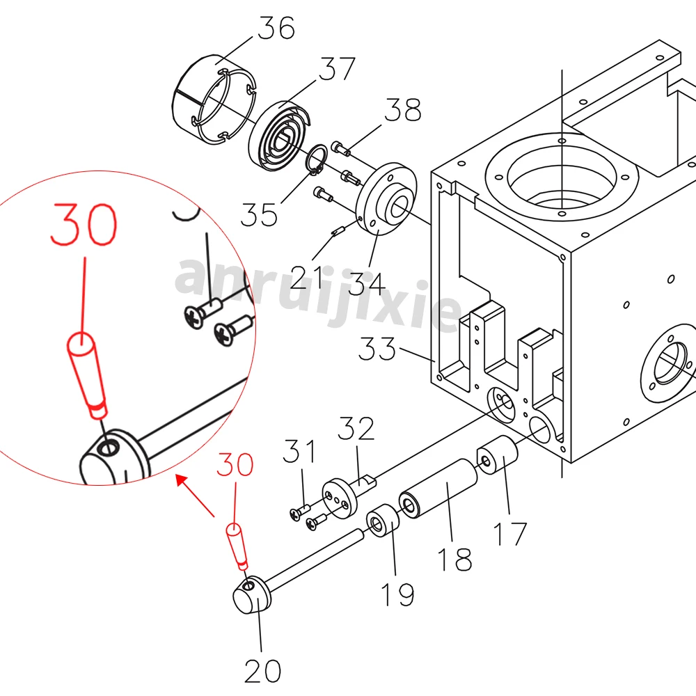 Spindle Lock Lever SIEG X3&SX3&JET JMD-3&BusyBee CX611&Grizzly G0619 Small Mill Drill Machines Handle