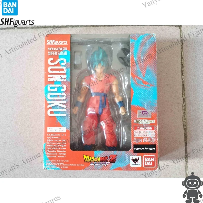 

В наличии: Коллекционная фигурка Bandai S.H.Figuarts Dragon Ball Son Goku Whis Gi Super Saiyan God Blue Resurrection 'F'