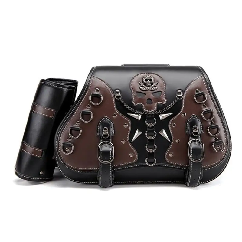 

G7ND High Capacity Motorcycle Storage Bag in Punk Design for Convenient Riding
