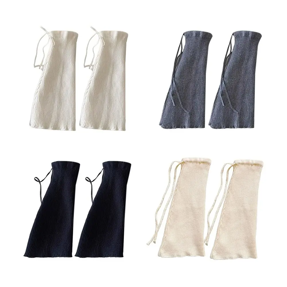 Nuevo Cubiertas para piernas de Color sólido, diseño de correas, cubierta cálida para pies, calentadores de piernas