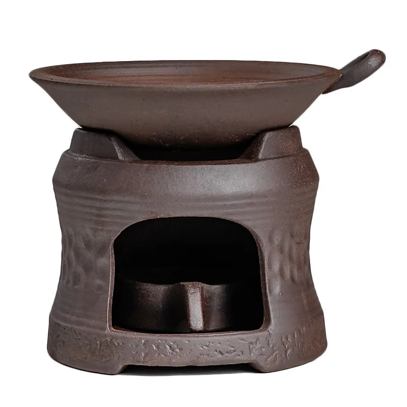 Scaldacandele Tea Roaster Fire Wood Heater gres Ceramic Tea stufa teiera Warmer riscaldamento Base isolante Teaware Kitchen