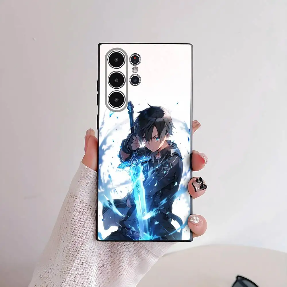 S-Sword Art O-Online Phone Case For Phone S Series S21 S22 S23 S24 S25 FE Plus Ultra TPU Soft To Skin-friendly Case