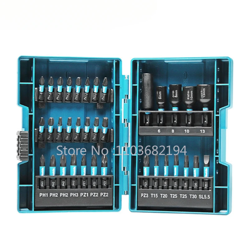 43-Piece Screwdriver Head Set E-06622 Multi-Function Screwdriver Cutter Head Impact Resistance