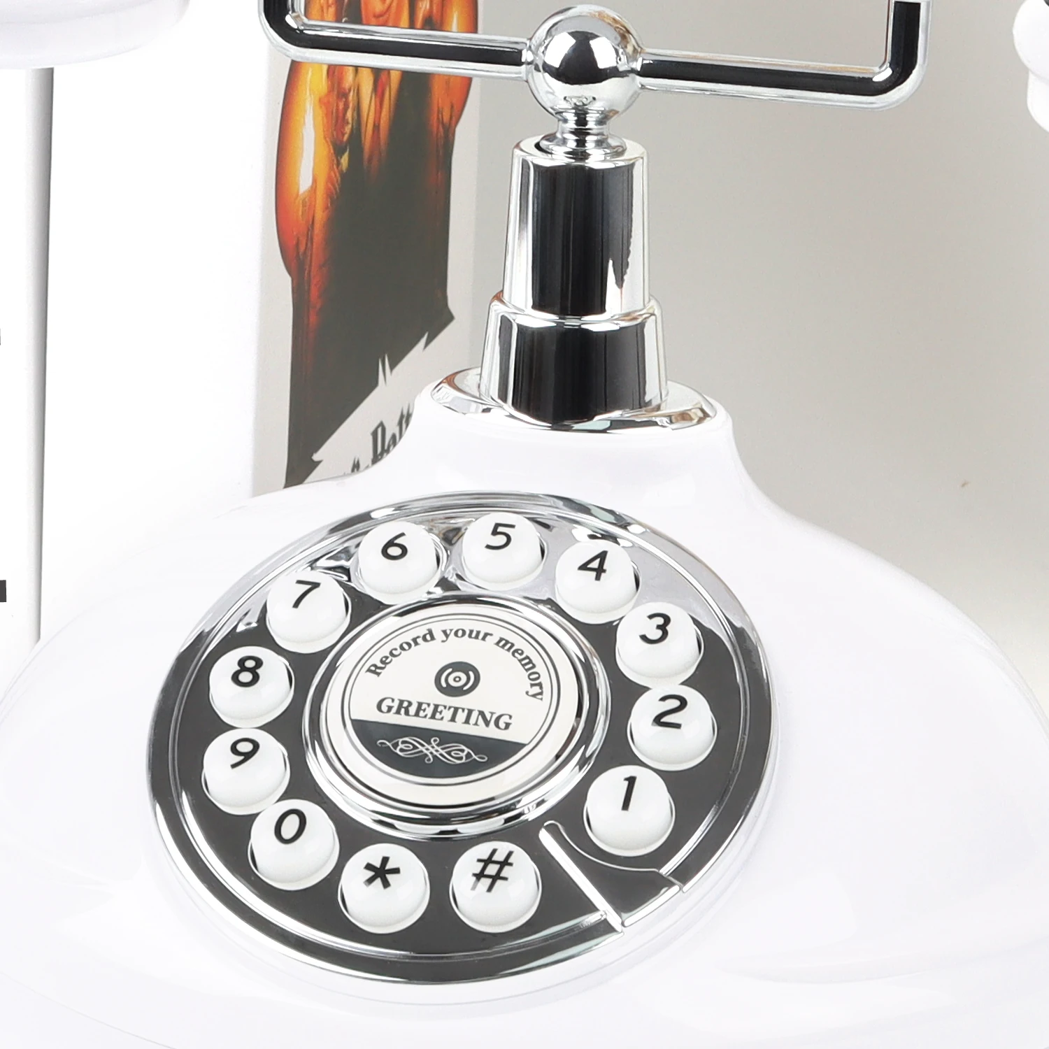 Audio Guestbook Phone Antique Vintage Phone Ceremony Welcome Audio Wedding Guest Book For Wedding Party Birthday Best Price OEM