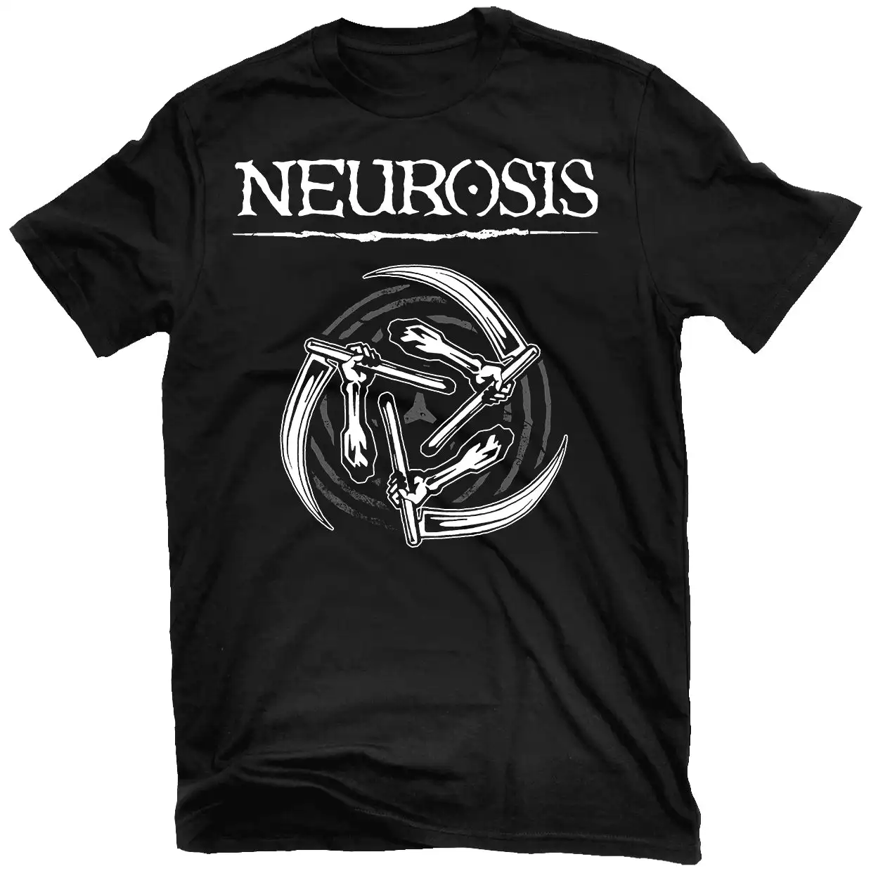 Neurosis Sickles Rock Band Graphic Tee T-shirt unisexe décontracté à col rond 100% coton Top d'été