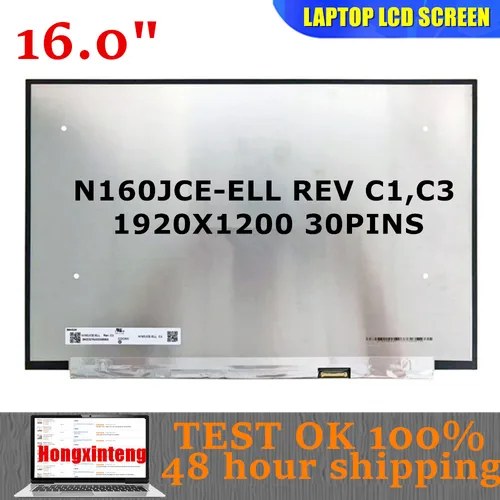 N160JCE-ELL REV C1,C3 Original nuevo 16,0 matriz LED ultrafina pantalla de Panel LCD para ordenador portátil pantalla 1920*1200 para Asus vivo Book