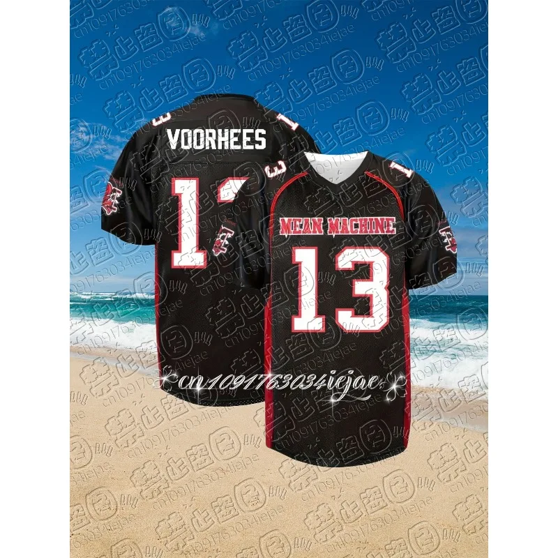 الرجال # 13 # 23 # X # 18 قميص كرة القدم الأمريكية جيرسي تنفس مخصص يعني آلة كريب التدريب جيرسي كرة القدم الموحدة تي شيرت #3