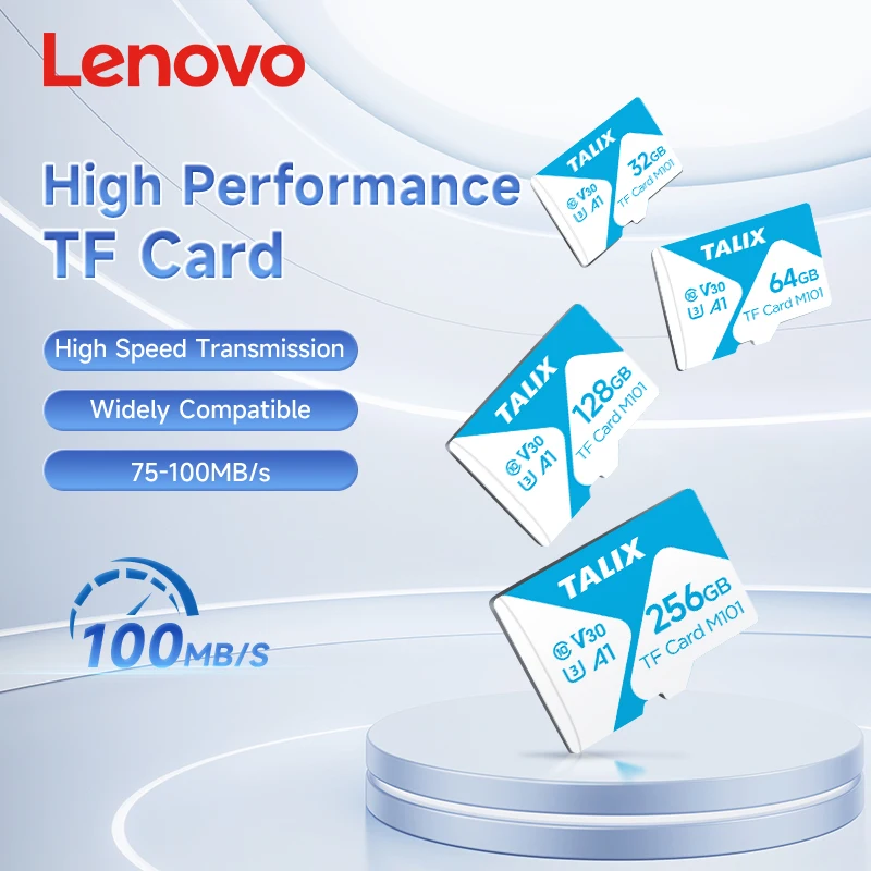 Lenovo TALIX TF Card 32GB 64GB 128GB 256GB 512GB Class10 V30 A1
