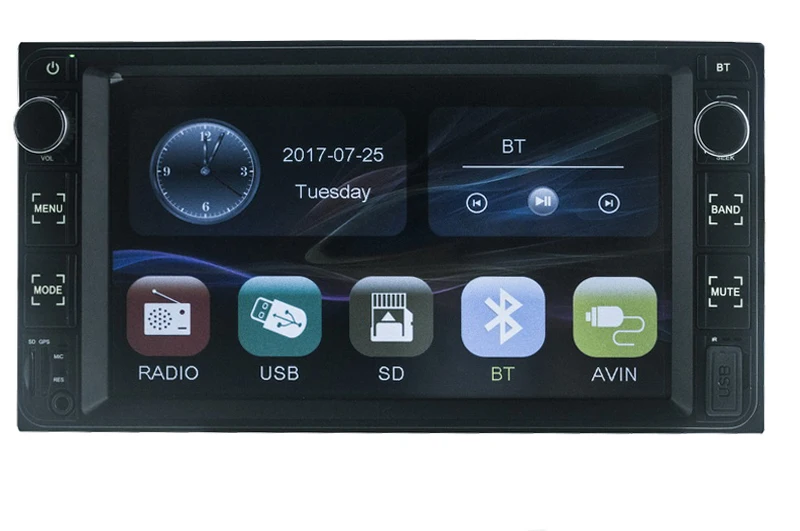 

2DIN 7-дюймовый дисплей WinCE MP5 для Toyota Corolla с BT (FTKLL-278BTR200)