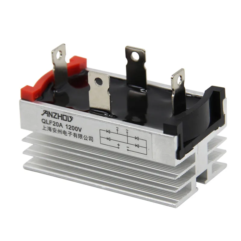 Heat dissipation integrated single-phase bridge rectifier QLF-20A rectifier bridge stack QLF20A