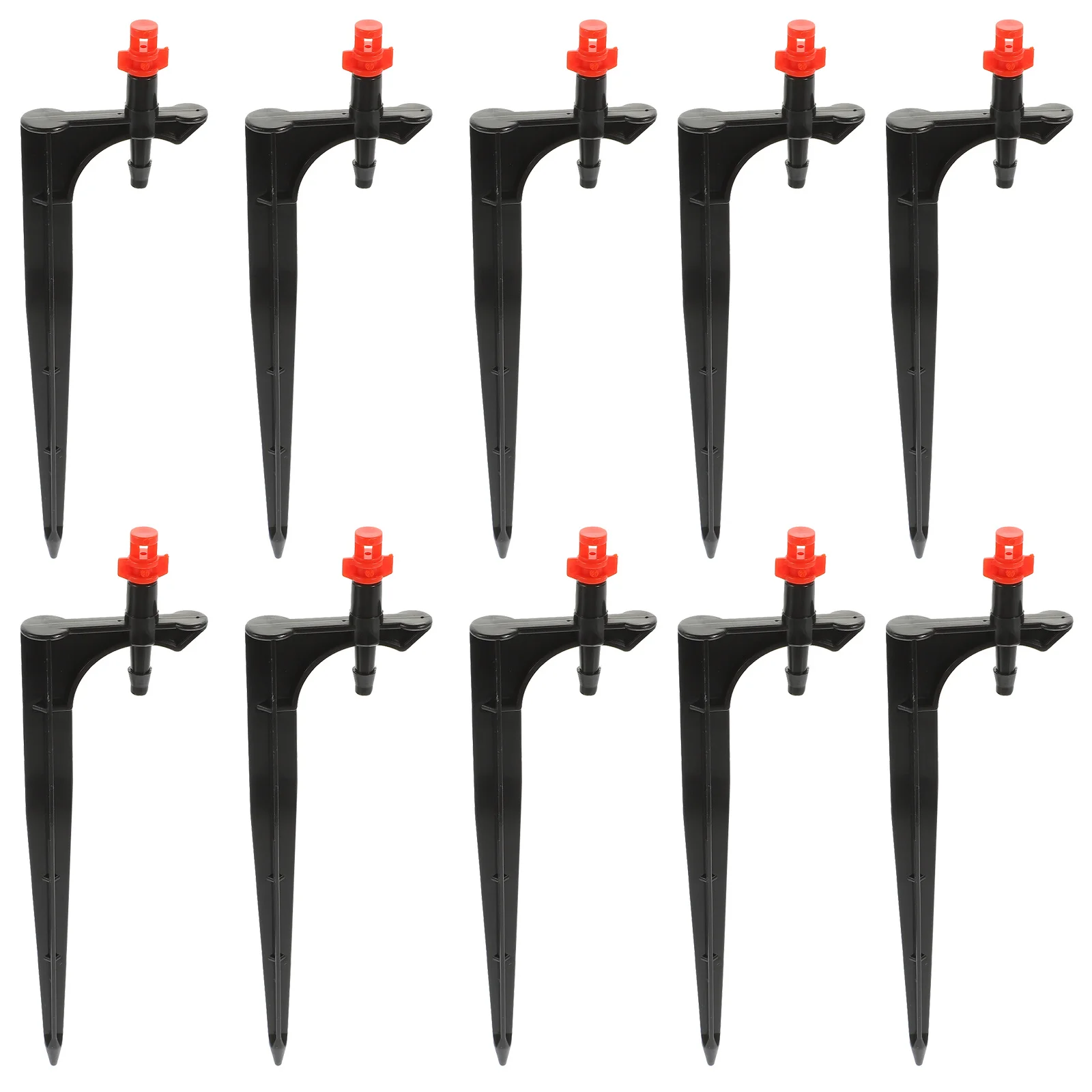 

20Pcs Irrigation Misting Nozzle Adjustable Spray Nozzle for Garden Dripper with Ground Support for Plant Lawn Watering System