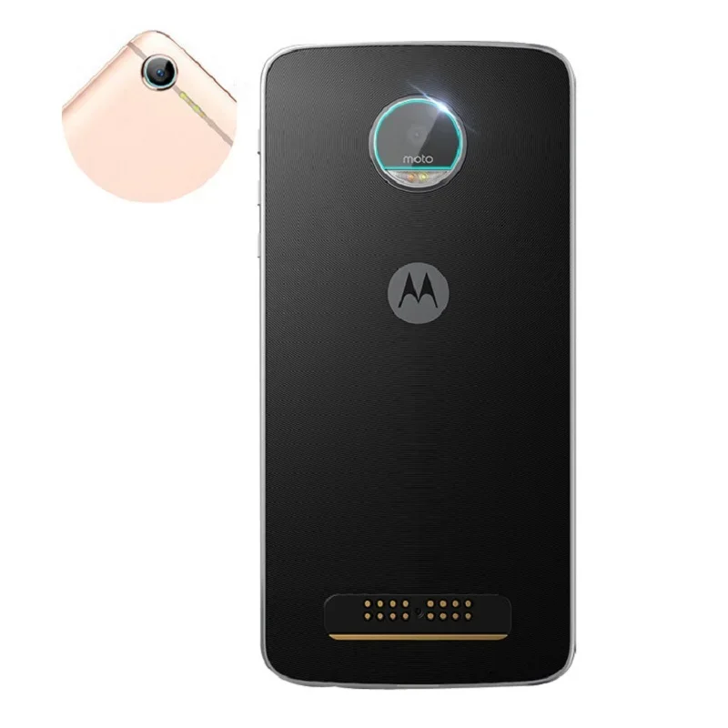 2PCS For Motorola Moto Z4 Z3 Play Z Play Z2 Play Force Tempered Glass Screen Protector Film Back Camera Lens Soft Film Guard