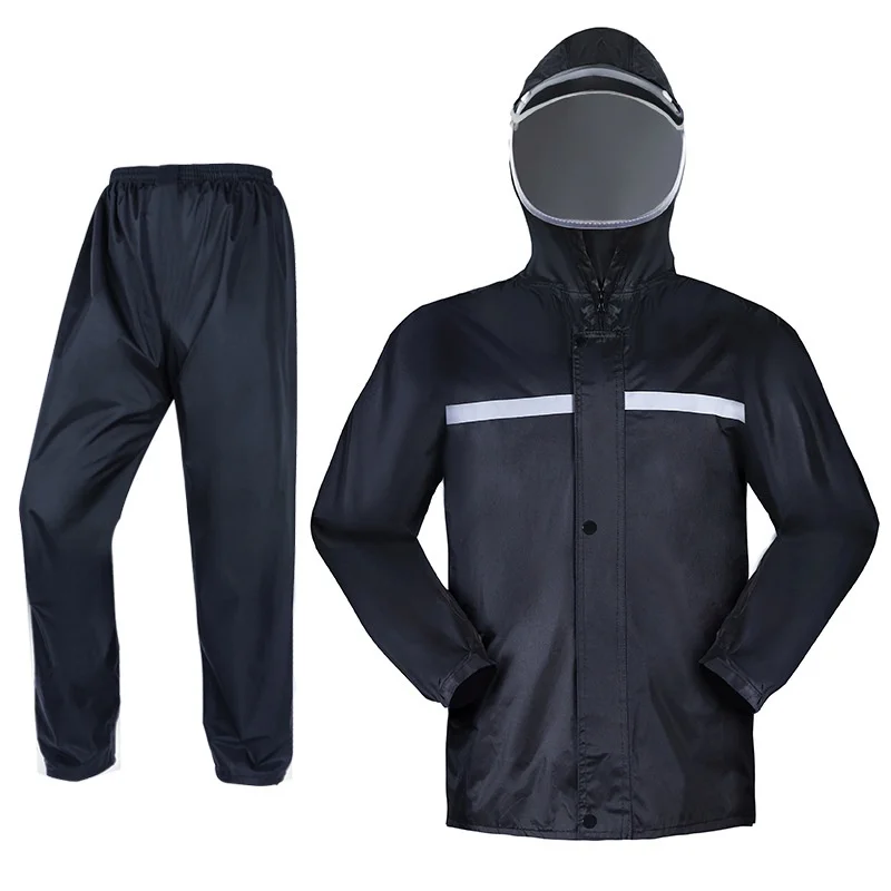 

Rain Coat For Motorcycle Waterproof Motor Bicycle Outdoor Raincoat Men Motorbike Rain Suit Camping Waterproof Rainwear Suit