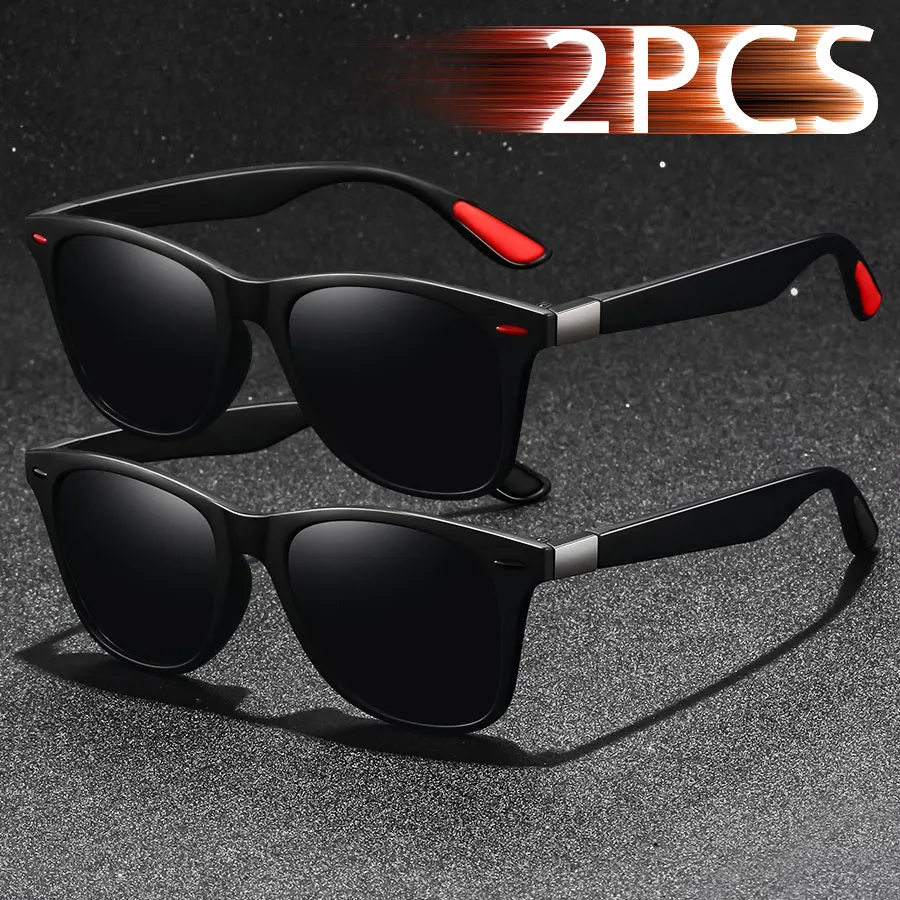 2 pezzi occhiali protettivi quadrati moda uomo donna alpinismo escursionismo occhiali da esterno leggeri alla moda colorati occhiali UV400
