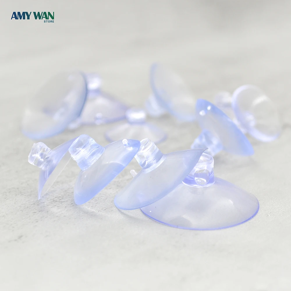 30/50/100pcs Sucker Suction Cups Mushroom Head Strong Vacuum Suckers Hooks Hanger For Window Deco Home Wedding Car 25/30/35/40MM