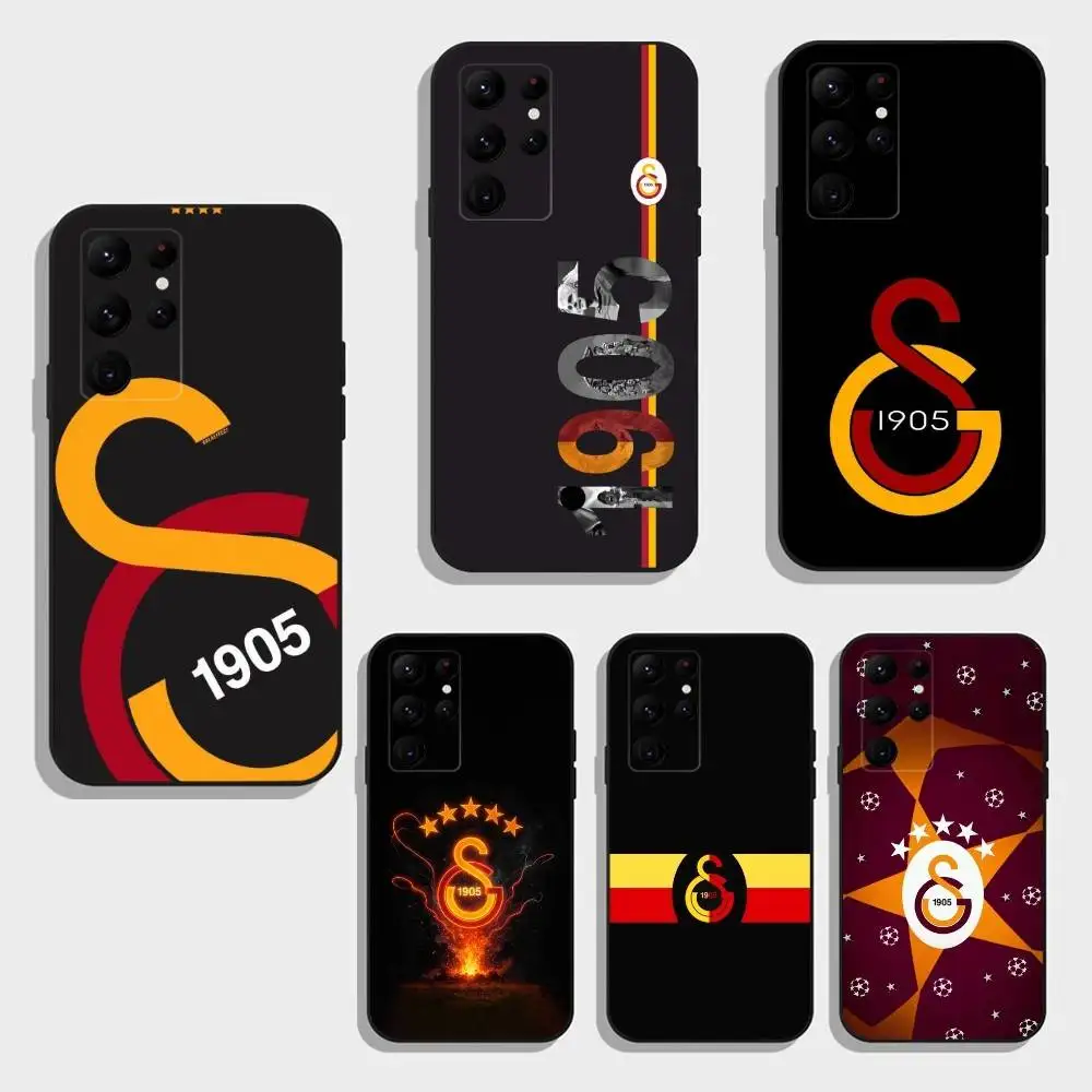 Чехол для телефона G-Galatasaray S-SK с рисунком 1905s для Samsung S26, S25, S24, S23, S22, S21, S20, S30, Ultra, Plus, Fe, Note, 5G, черный чехол