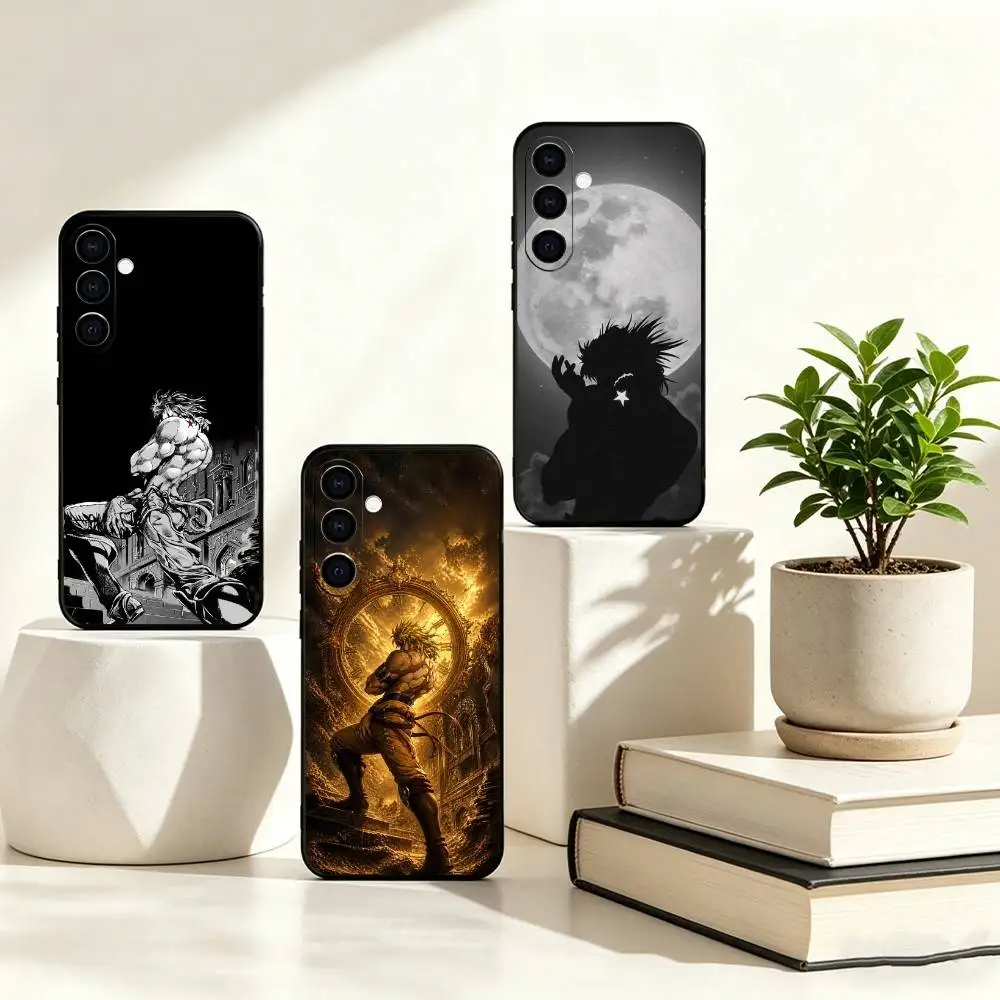 Anime JoJo's Bizarre Adventure Phone Case For Samsung Galaxy A73,A72,A71,A70,A53,A52,A51,Soft Silicone Black Cover