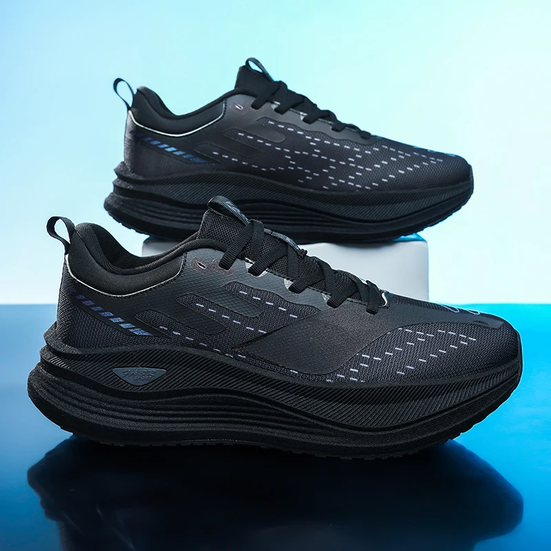 Men's sneakers four seasons breathable high elastic running racing training shoes students casual lightweight speed sports shoes