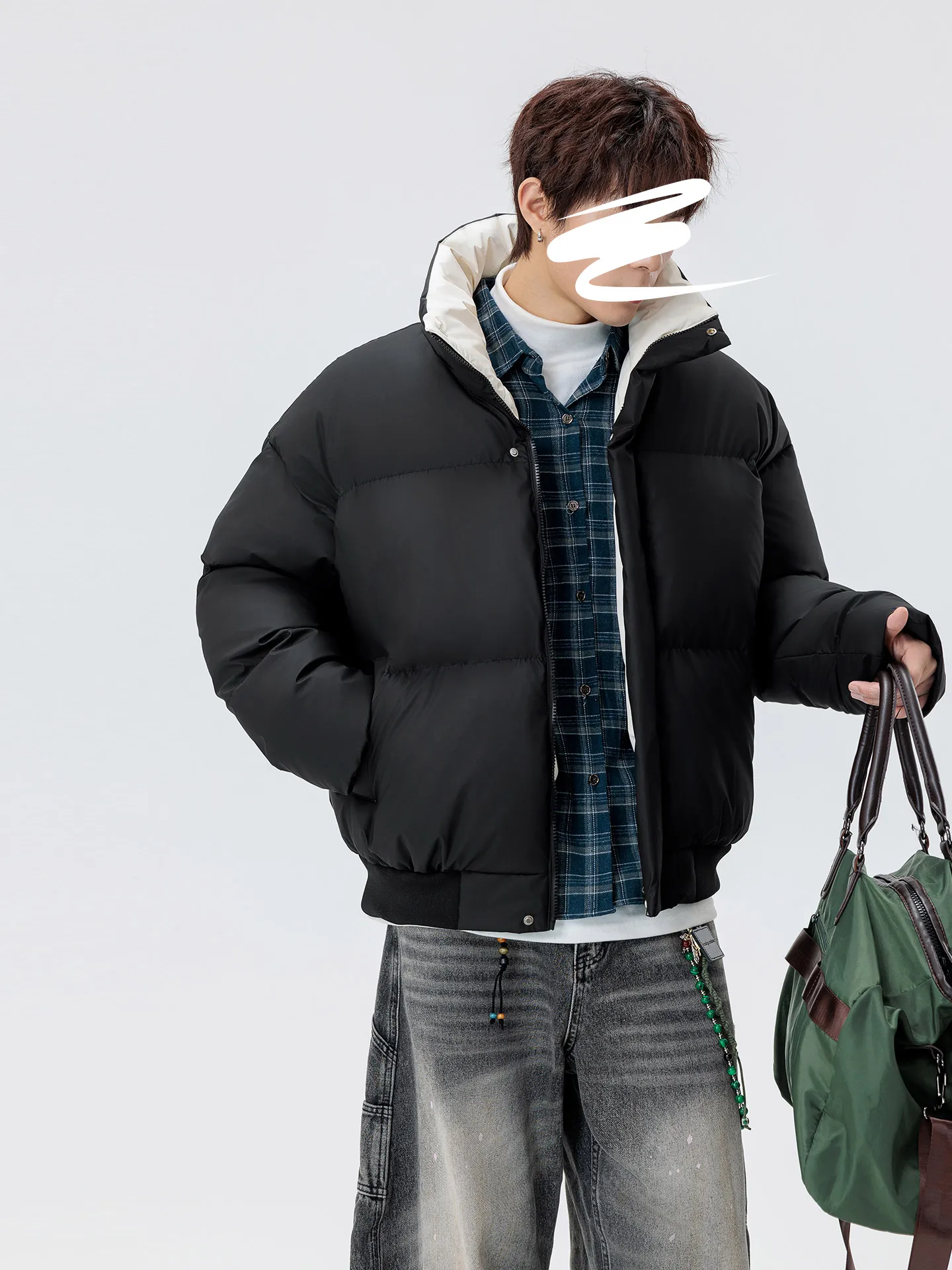 

MMOPTOP Американский модный бренд: Мужская зимняя хлопковая куртка с капюшоном, утепленная, универсальная, премиум-класса