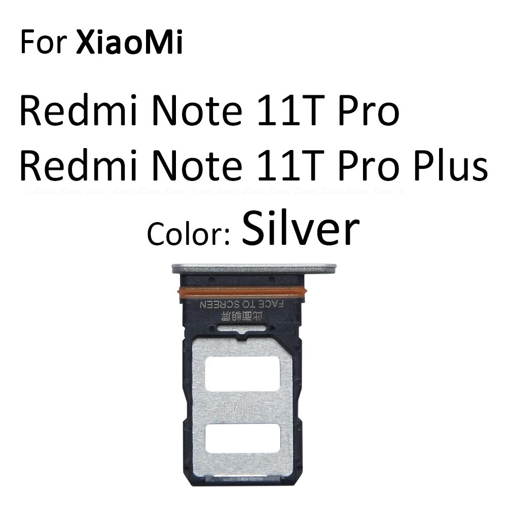بطاقة Sim مايكرو SD بطاقة صينية المقبس حامل فتحة الحاويات موصل محول أجزاء ل XiaoMi Redmi ملاحظة 11 11T برو زائد 4G 5G