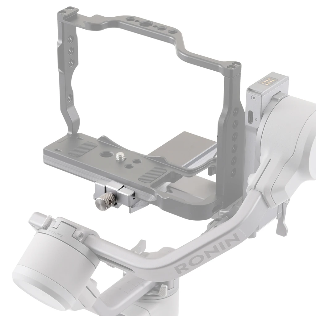 BGNing Metall-Schnellwechselplatte für DJI RS 4 Mini, kompatibel mit Arca-Swiss-Montageplatten, Kamerakäfigen und L-Platten, verstellbar – Detail 30