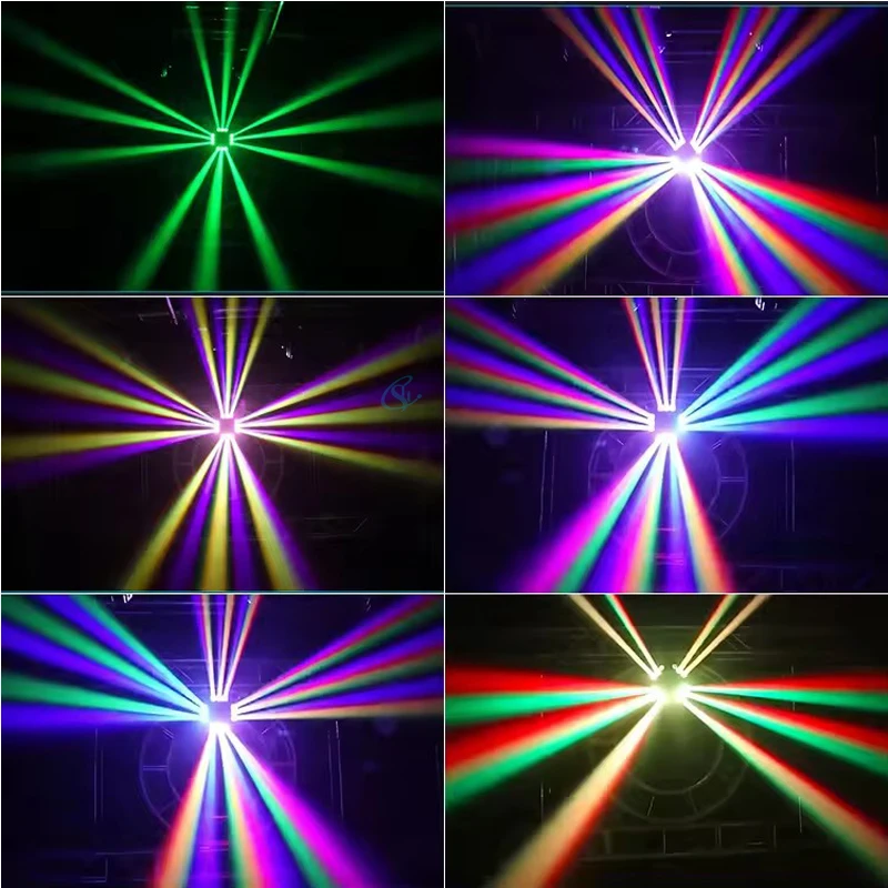 إضاءة مسرح الرأس المتحركة ، شعاع العنكبوت ، تأثير القوية ، 12 LEDs ، W ، RGBW ليزر ، ديسكو ، دي جي ، مسرح ، حفلة