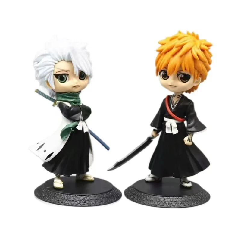 

Anime Figure Action Figure Model Toy Gift Bleach Ichigo Toushirou Q Version Movable Doll Collectible