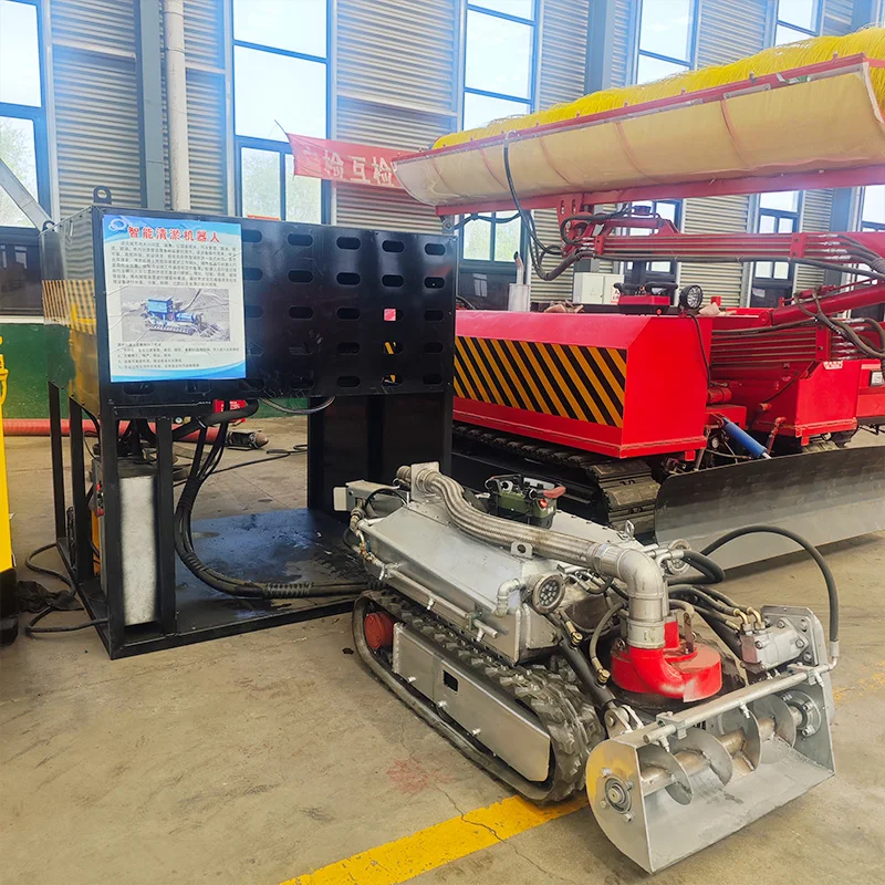 Submersible Dredging Robot Crawler For Industrial Drainage Pipe Sludge Removal High Power Remote Control Silt Cleaning System