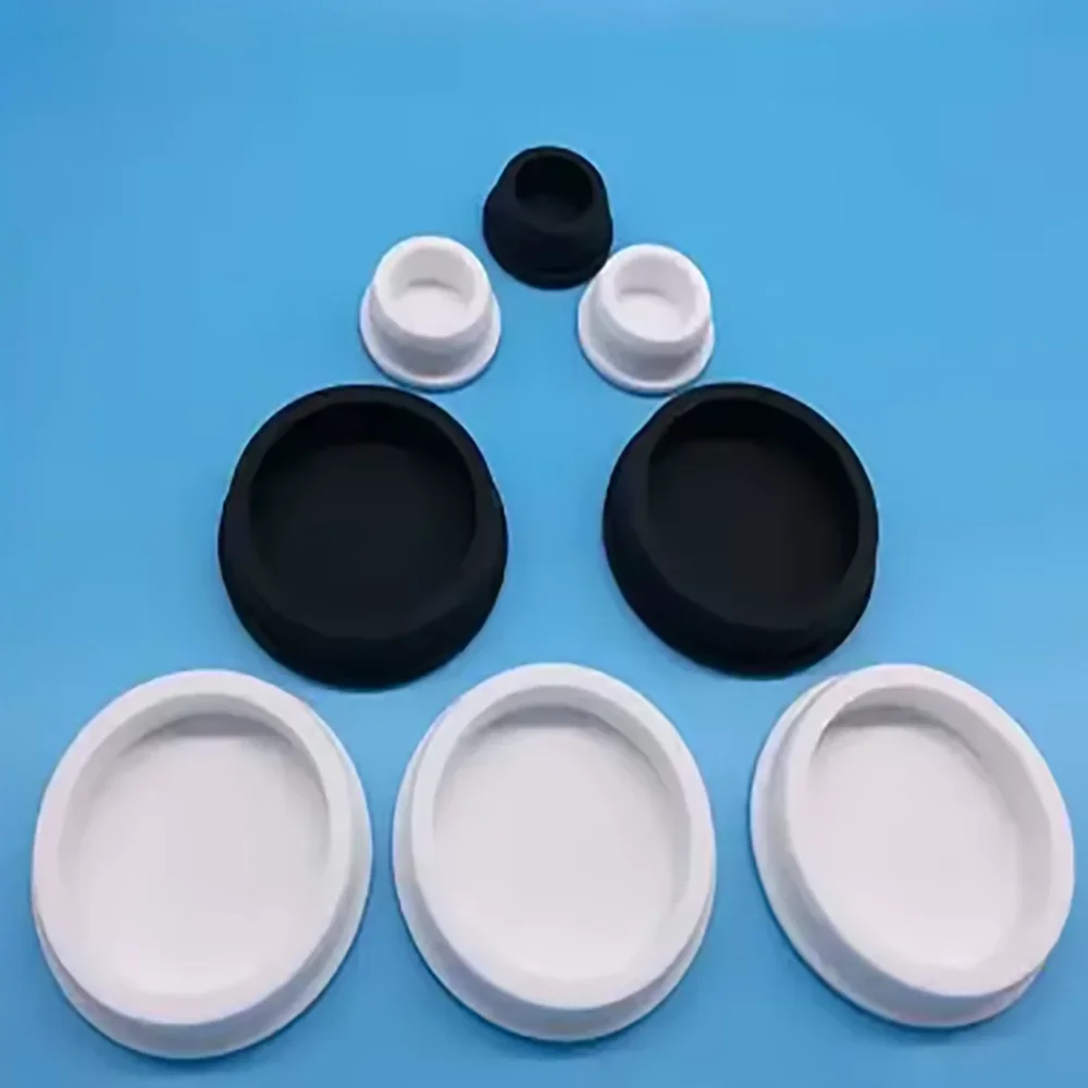 Bouchon en caoutchouc en Silicone, alésage 6.8mm – 201.5mm, bouchon en T, trou rond, coussinet Anti-collision, tête de bouchon en caoutchouc, 1 pièces