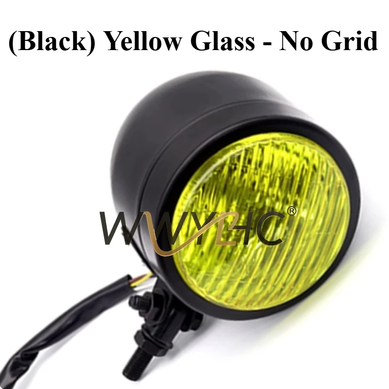 

Подходит для ретро-мотоциклетных фар диаметром 10 см, 4 дюйма. Железный корпус с сетчатыми фарами. Фары CG.