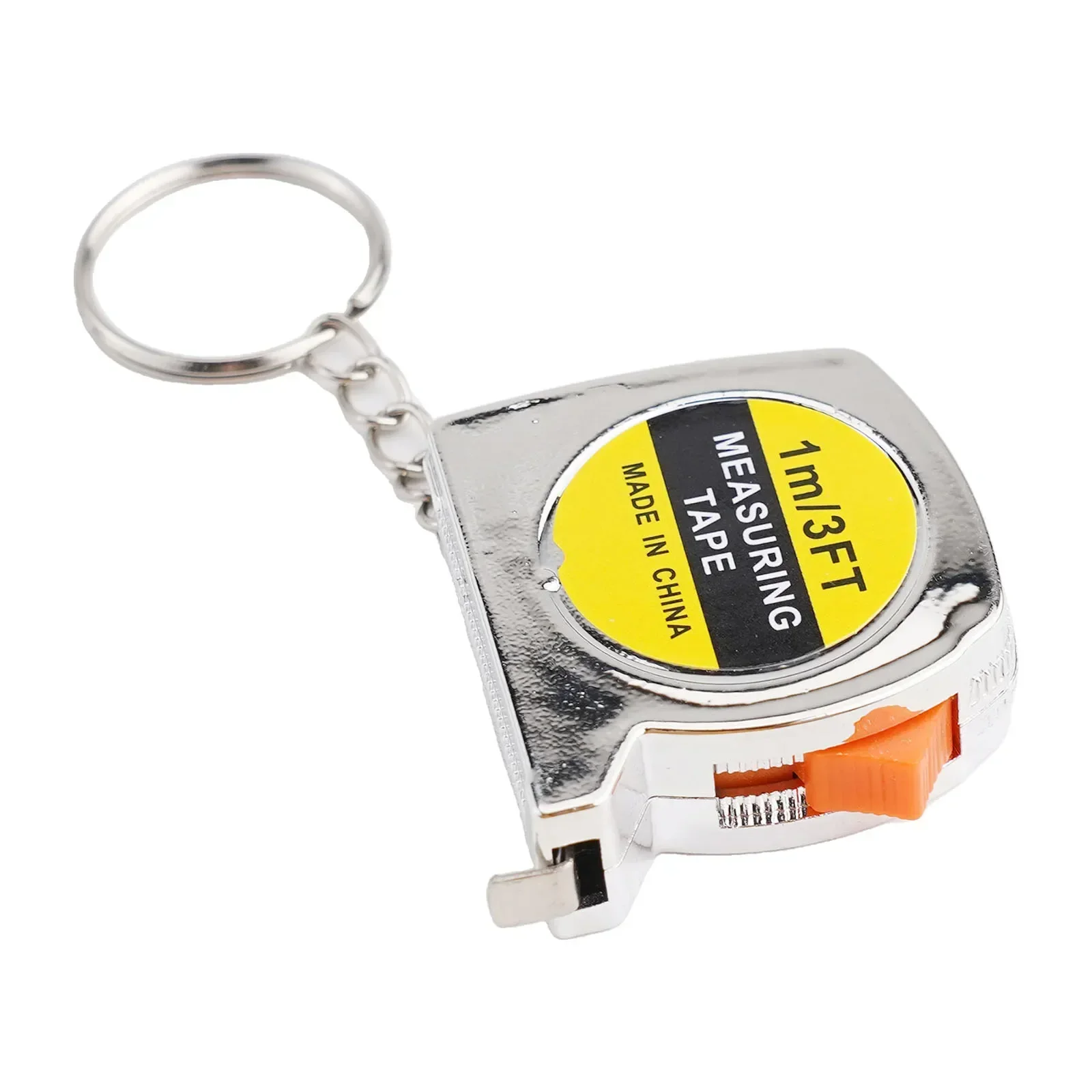 Keychain Ruler Metric Inch Tape Accurate Measurements Dual-sided Measurement Easy To Carry High-quality Plastic And Steel