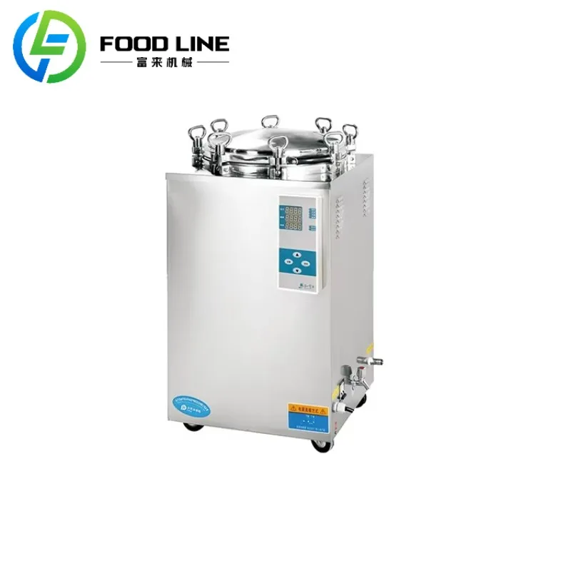 

Semi Auto Vertical Steam Sterilizer Pressure Type Equipment for Food Industry Applications