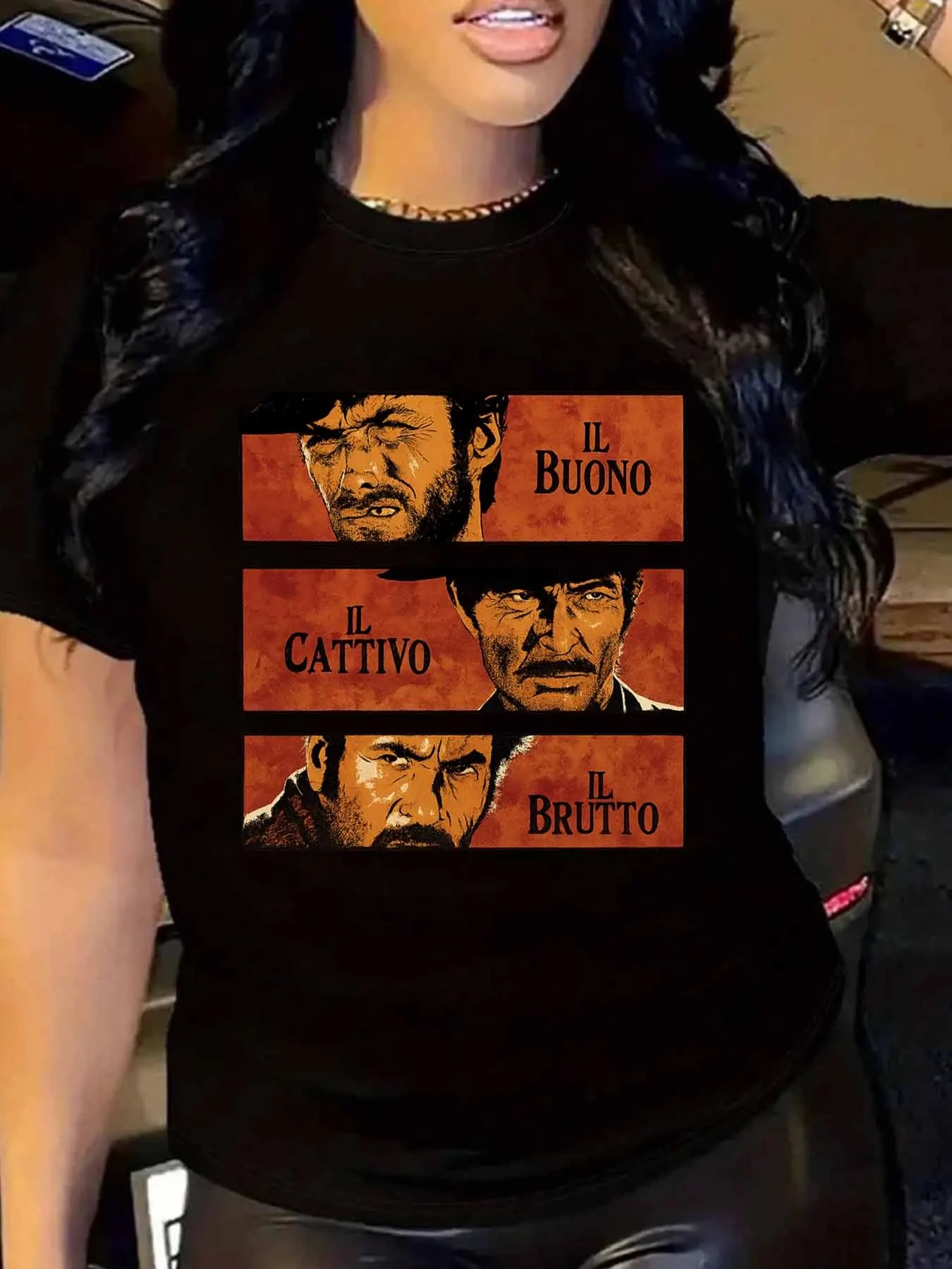 

【WY1319853】Женская футболка больших размеров с круглым вырезом и короткими рукавами, эластичными полурукавами и модными принтами