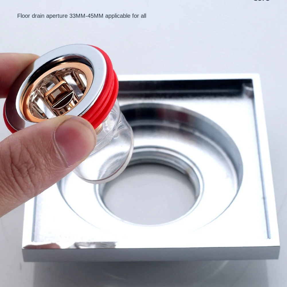 AB13-2X Odor Proof Floor Drain Core Shower Floor Drain Plug Insect Proof Odor Proof Hairpin Plug Bathroom Toilet Sewer B
