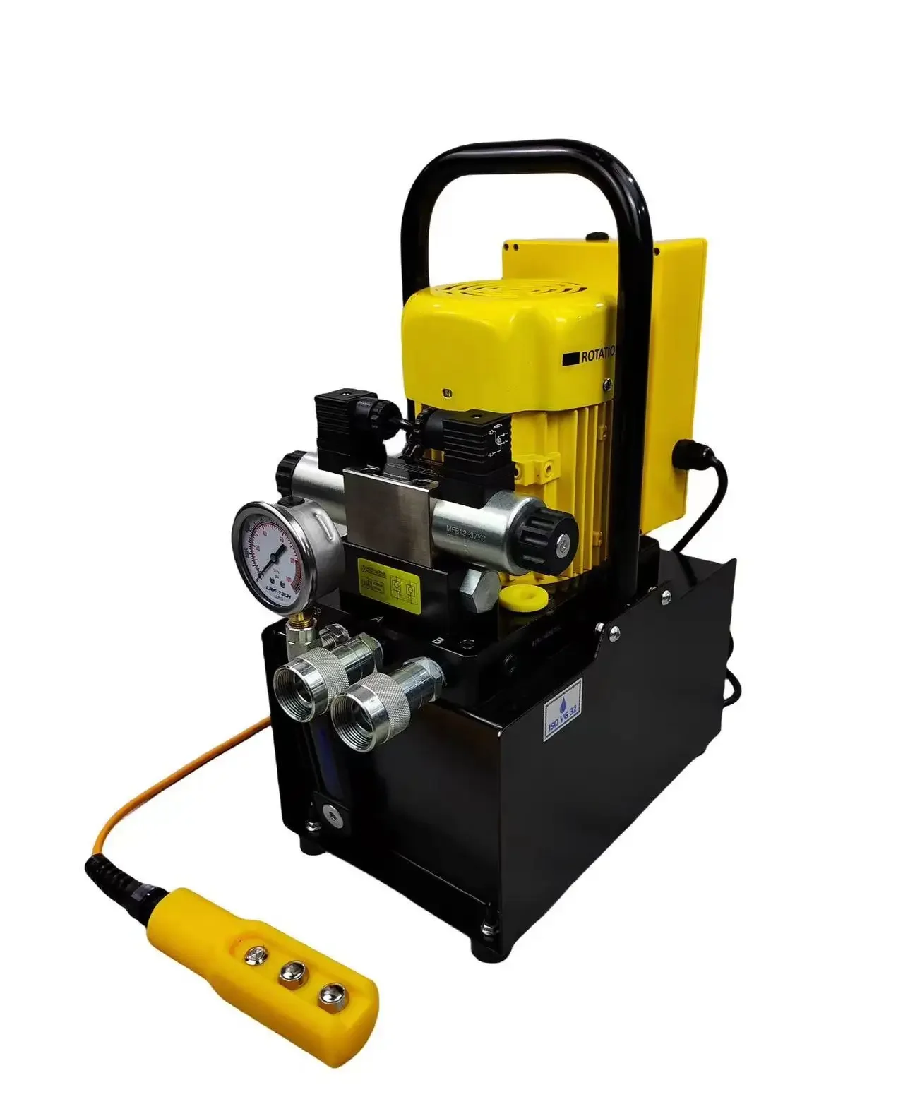 

Electric Porta Pack For Single Dual Action Hydraulic Jack Below 150Ton 220V 700Bar/10000psi Electric Hydraulic Pump