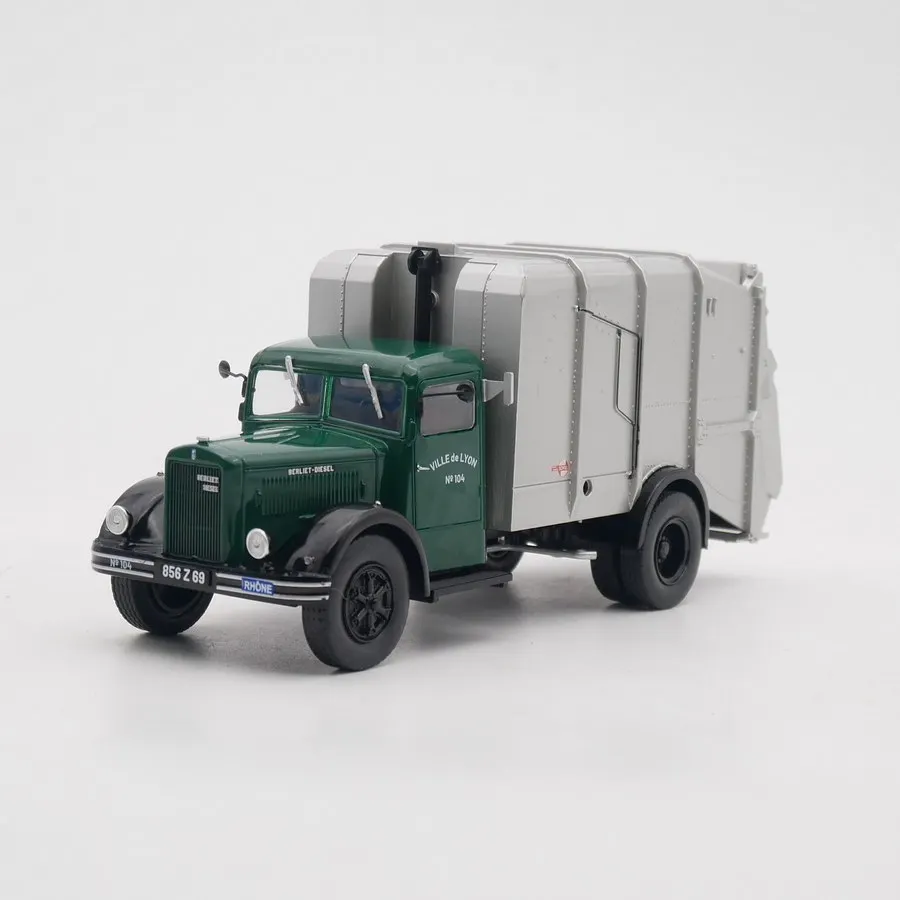 

Металлическая модель автомобиля Ixo 1:43: Мусоровоз Berliet GDR 7W Lyon, Франция