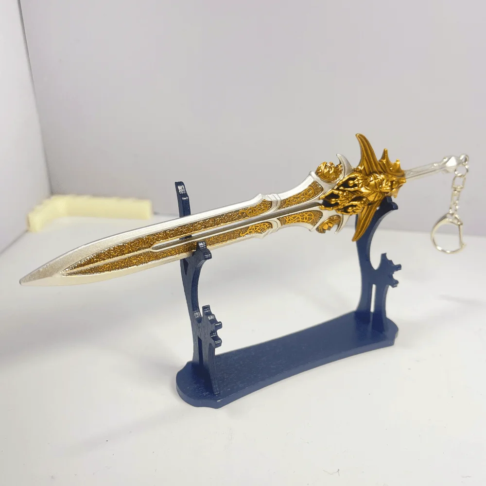 8.6인치 갓 오브 워 크레토스 메탈 카타나 검 오리지널 사무라이 세이버 나이프 일본 카타나 세이버 코스프레 액세서리 소품 장난감